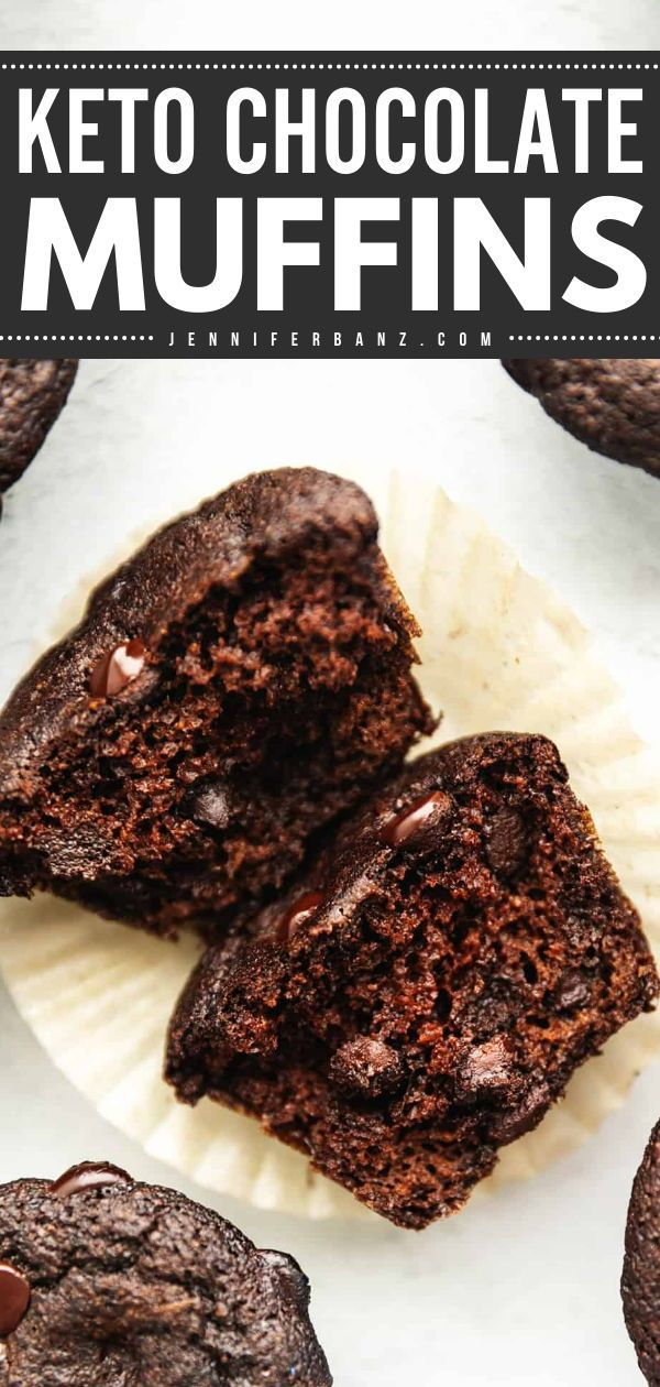 two chocolate muffins sitting on top of a paper plate next to each other