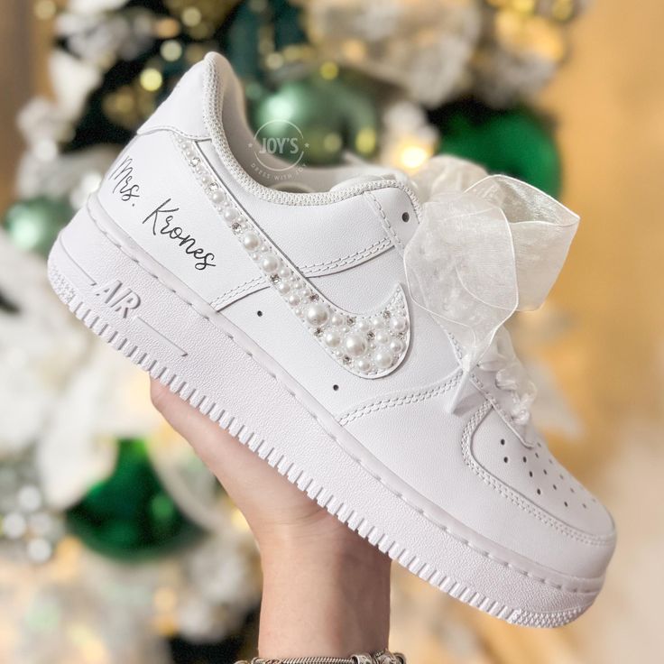 Bridal Sneakers, Wedding Sneakers, Personalized Wedding Gift for the Bride, Crystals Custom AF1 With Rhinestones Sneakers - Etsy Bride Sneakers, Reception Shoes, Bridal Sneakers, Wedding Sneakers, Custom Air Force 1, Dream Wedding Ideas Dresses, Future Wedding Plans, Cute Wedding Ideas, Womens Wedding Shoes