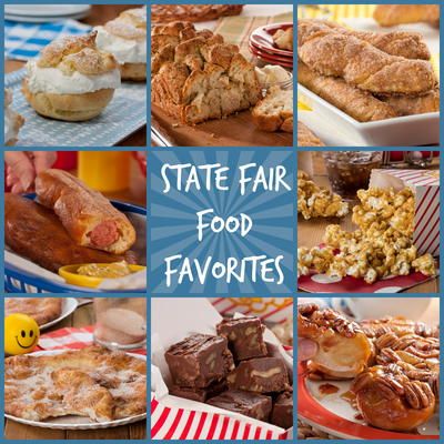 a collage of different food items including breads, pastries and other foods