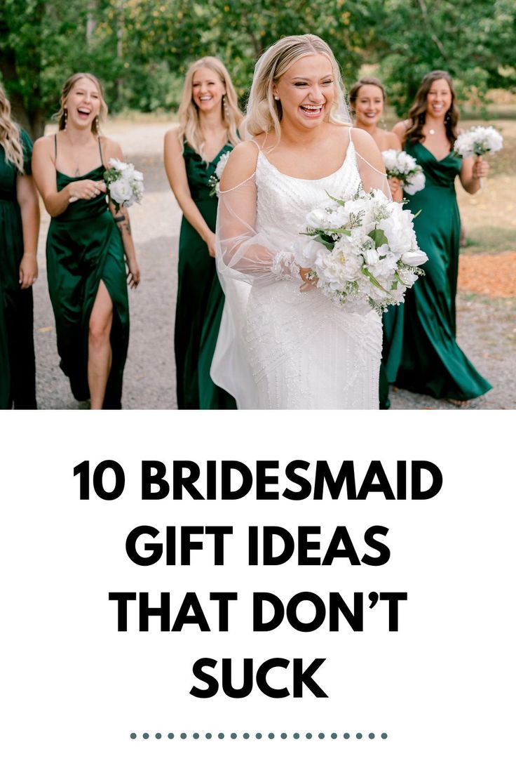 Looking for unique and heartfelt gifts for your bridesmaids? Look no further! We've rounded up the best bridesmaid gift ideas that your squad will adore. Get the full list here! Clever Bridesmaid Gifts, Bridesmaid Gifts Morning Of Wedding, Funny Bridesmaids Gifts, Simple Bridesmaid Gift Ideas, Bridesmaid Diy Gifts, Bridesmaids Gifts For Wedding Day, Bridesmaid Personalized Gift, Gift Ideas For Maid Of Honor, Best Bridesmaids Gifts