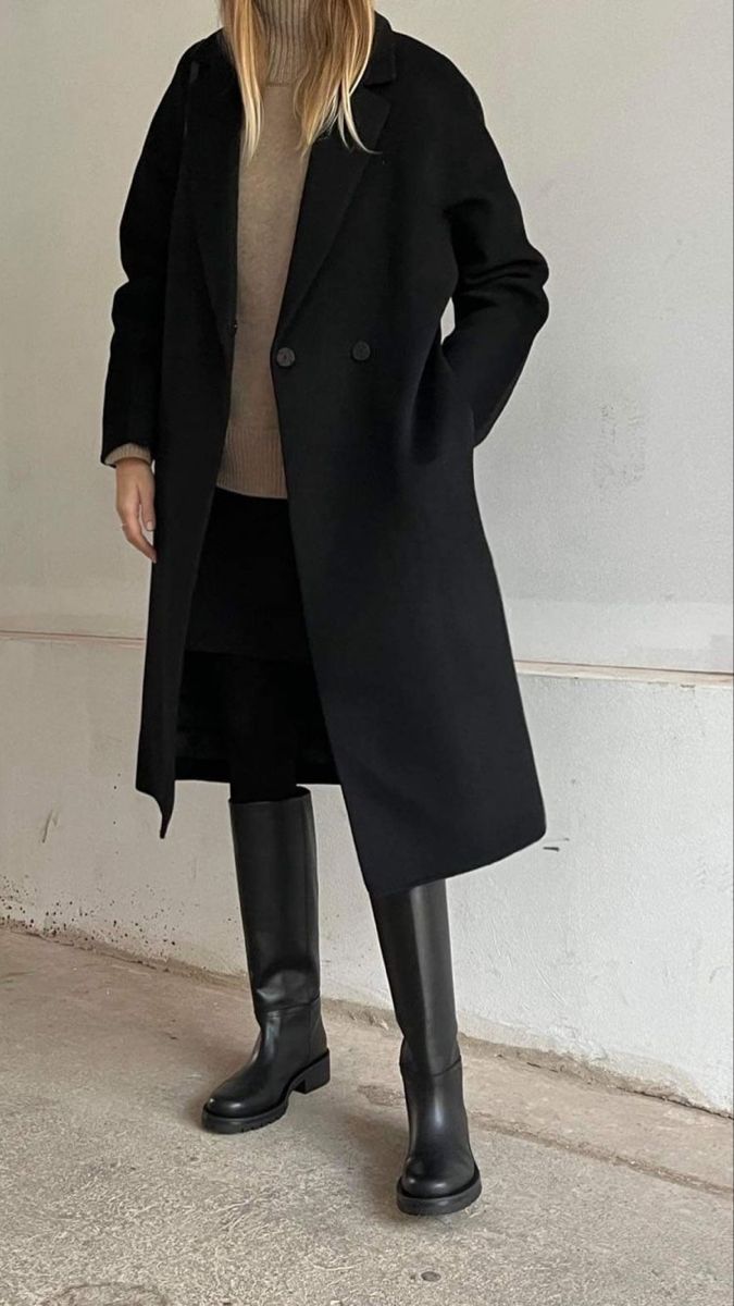 Long Boots Outfit Winter Knee Highs, Old Money Outfits For Women, Long Boots Black, Long Boots Outfit, Old Money Outfits Women, Old Money Fashion, Old Money Outfits, Winter Boots Outfits, Boots Long