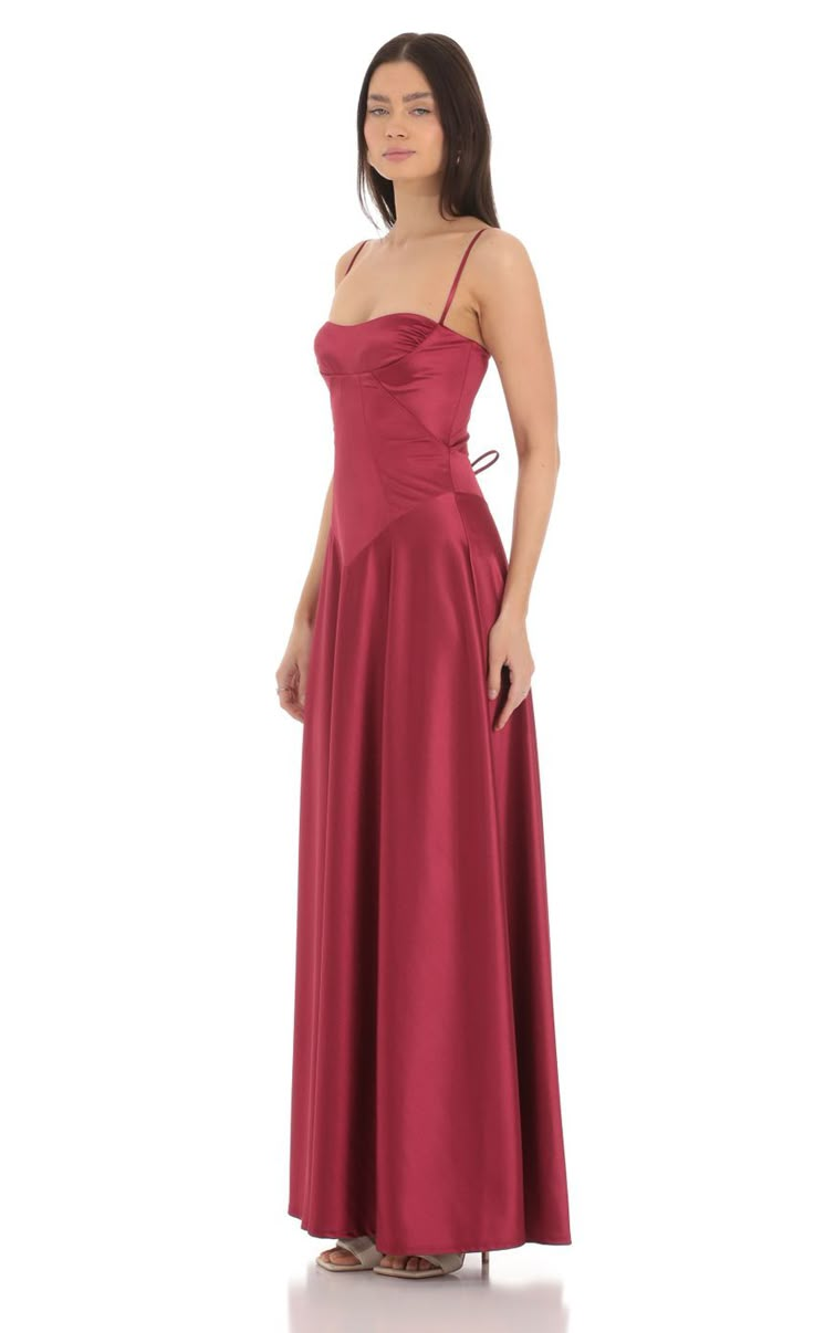 Long Silky Homecoming Dresses, Formal Dresses Long Cheap Gowns, Prom Dresses Fitted Satin, Formal Party Dress Maxi, Silky Square Neck Wedding Dress, Long Elegant Formal Dress, Prom Dresses Cotton, Dress Long Night, Homecoming Long Dresses Red