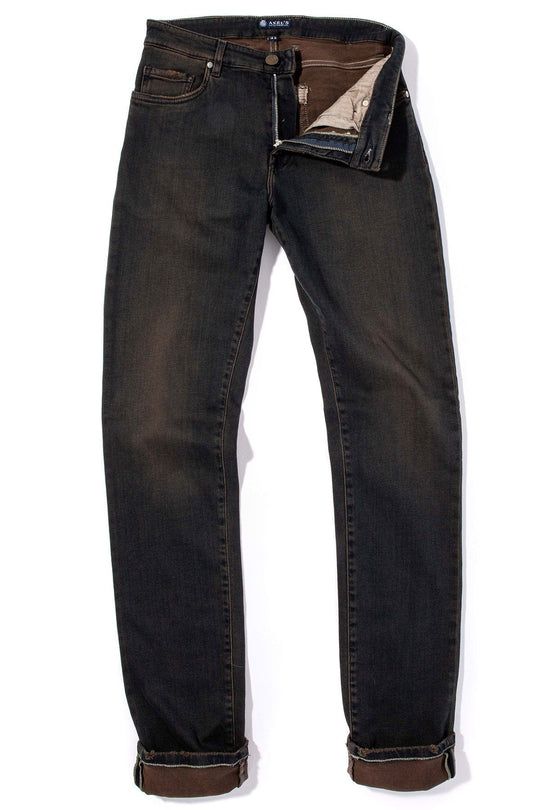 Axels Premium Denim Sedona Denim in Mid Wash Blue | Axel's of Vail Washed Black Straight Leg Jeans With Button Closure, Straight Washed Black Denim Jeans, Washed Blue Rigid Denim Jeans With Button Closure, Medium Wash Slim Straight Fit Jeans, Slim Straight Fit Medium Wash Jeans, Washed Black Rigid Denim Jeans, Washed Black High Rise Jeans, Dark Wash Denim Jeans With Zip Fly, Straight Washed Blue Jeans