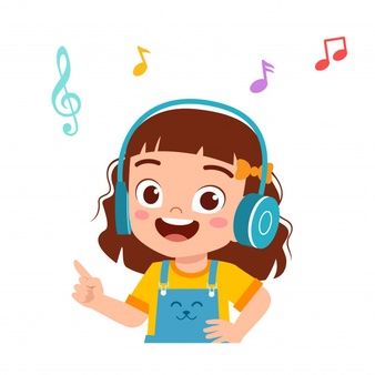 Music instrument festival illustration | Free Vector Girl Listening To Music, Music Flashcards, Music Clipart, Music Cartoon, Girl With Headphones, Clip Art Library, Learning English For Kids, Music Illustration, Flashcards For Kids