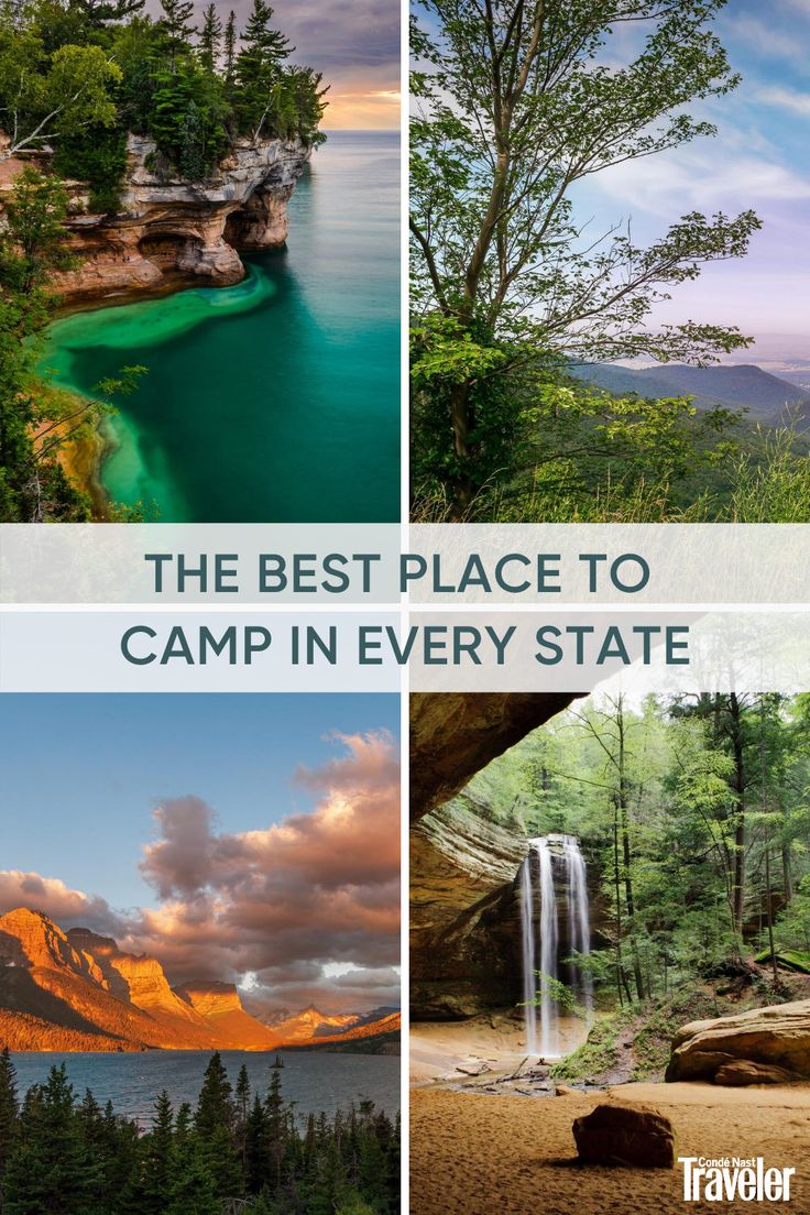 the best place to camp in every state