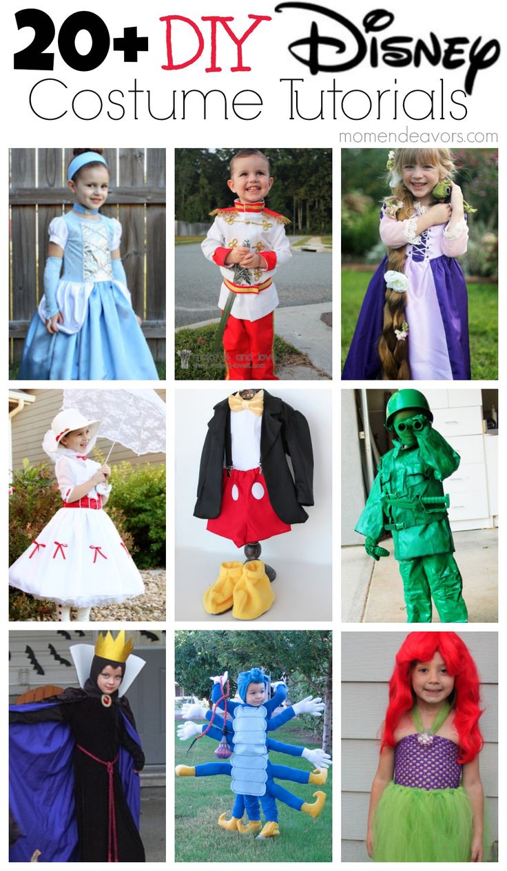 20 diy disney costumes for kids to make