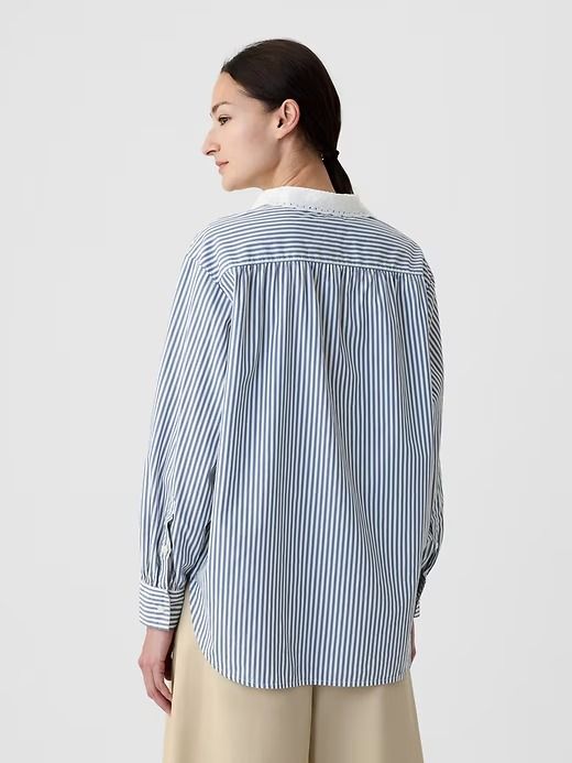 Gap × DÔEN Organic Cotton Eyelet Big Shirt | Gap Coastal California, Big Shirt, Which Is Better, Pesticides, Work Life, The Gap, Oversized Shirt, New Woman, Gap