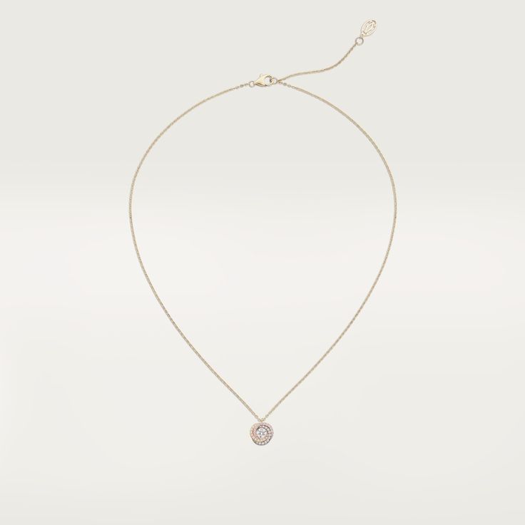 Trinity necklace Trinity Necklace, Forever Jewelry, Pave Diamonds, Cartier, Givenchy, White Gold, Yellow Gold, Rose Gold, Necklaces