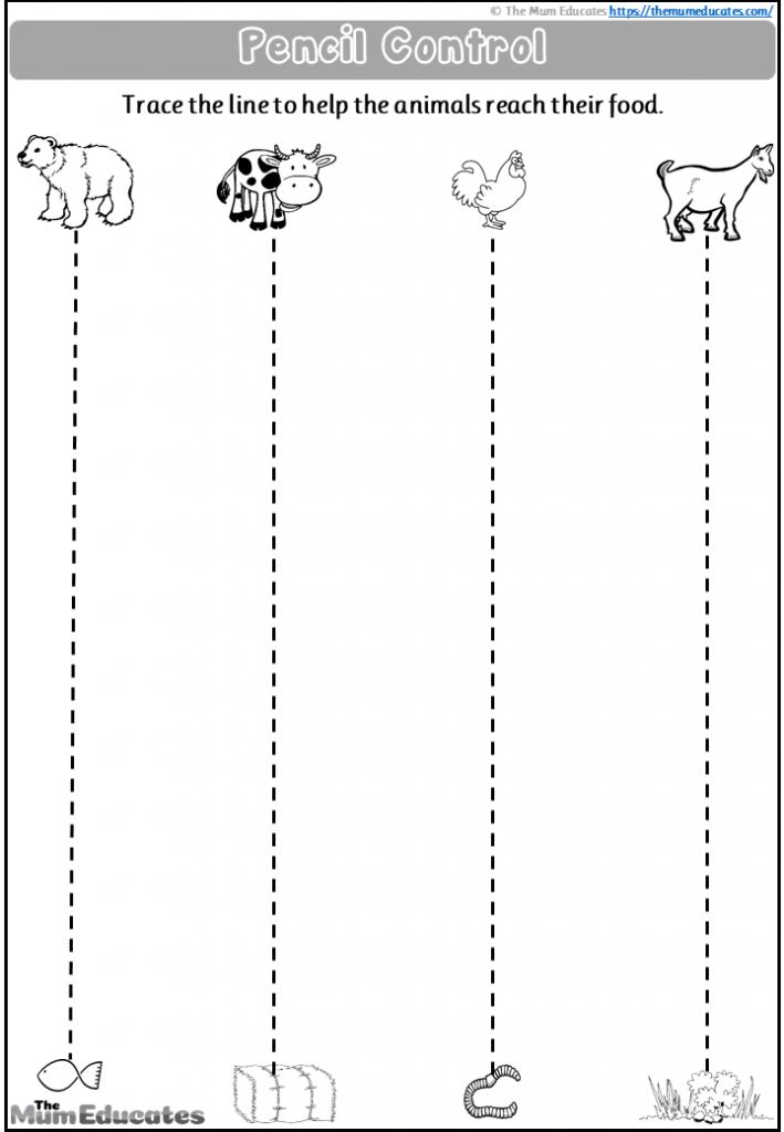 a printable worksheet to teach children how to read the animals in their habitat