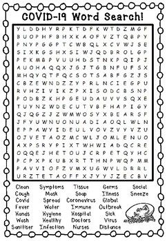 the word search page for covidd - i word search