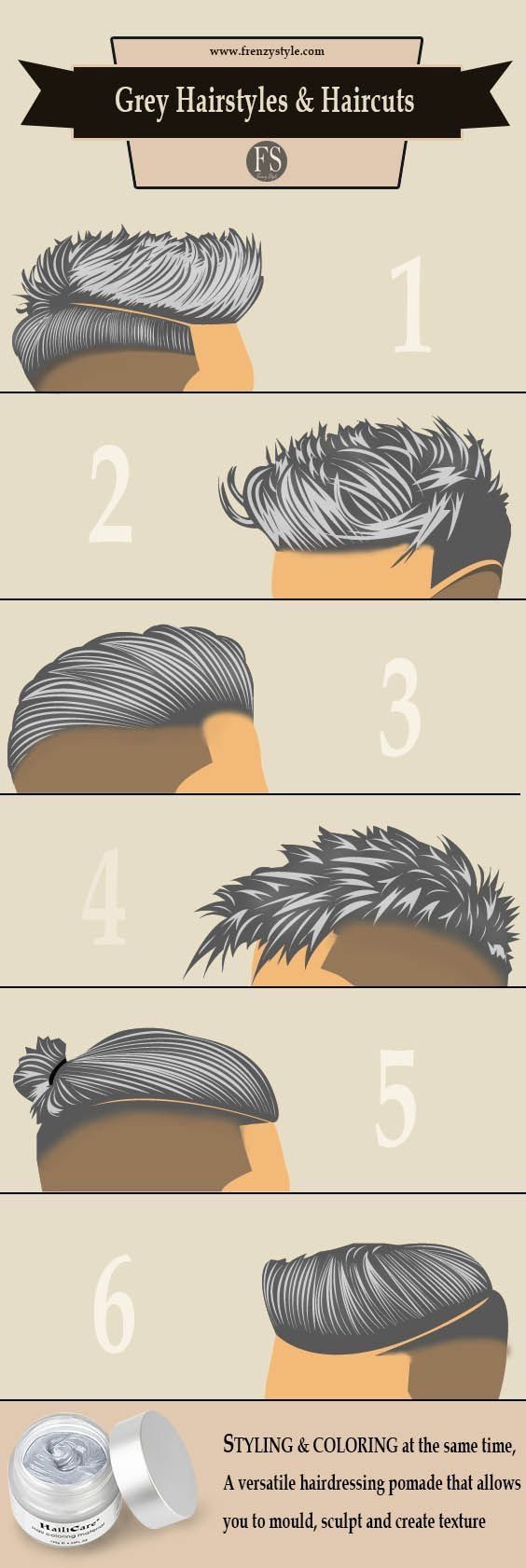 Pomade Style, Gents Hair Style, Mens Hairstyles Thick Hair, Seni Dan Kraf, Gray Hair Cuts, Men's Hairstyle, Hair Styles Men, Men Haircut Styles, Men's Haircuts