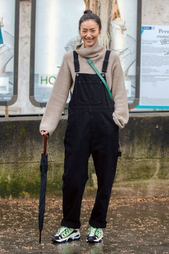 Outfits With Overalls, Overalls Outfit Fall, Overalls Outfit Winter, Black Overalls Outfit, Casual Outfits Men, Denim Overalls Outfit, Dungarees Outfits, Overalls Winter, Dungaree Outfit