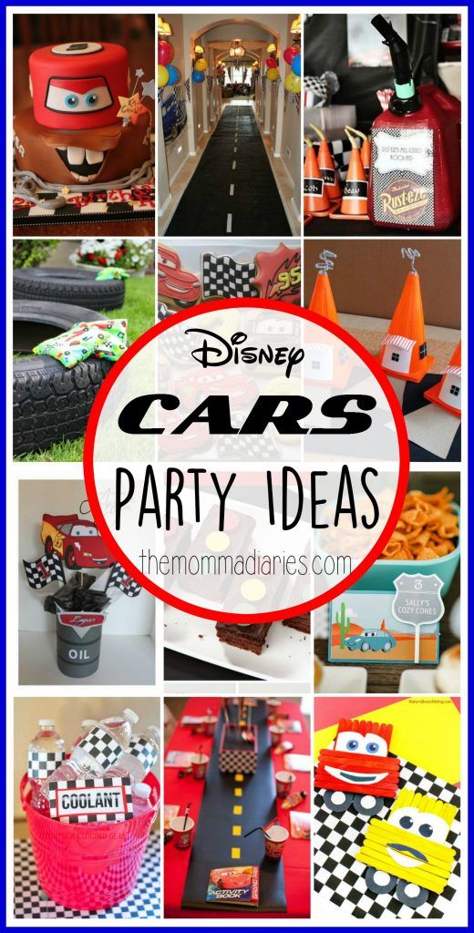 cars themed party ideas for kids and adults