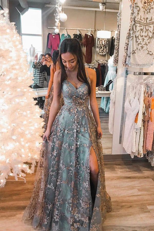 Formal Dresses Graduation, Prom Dress Inspo, Prom Dresses 2023, Winter Formal Dresses, Prom 2023, Spaghetti Strap Prom Dress, Prom Dress Ideas, Prom 2024, Lace Prom Dress