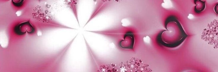 an abstract pink background with hearts and sparkles