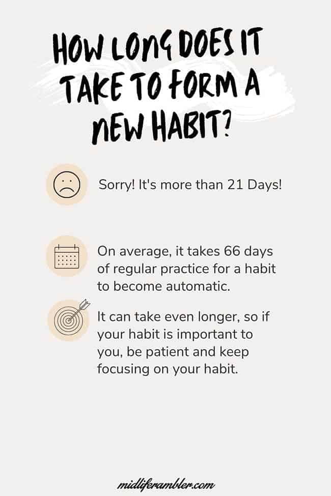 How to Easily Form New Habits - How Long Does it Take to Form Now Habits How Many Days To Form A Habit, How To Form New Habits, How Many Days Does It Take To Form A Habit, Forming New Habits, How Long To Form A Habit, How To Form Healthy Habits, How Long Does It Take To Form A Habit, How To Form A Habit, How Long Does It Take To See Results Gym