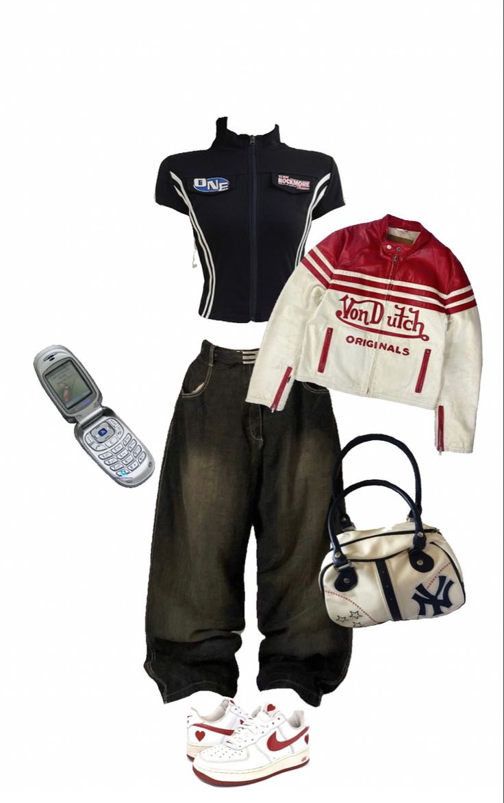 Outfits For Races Cars, Cute Race Car Outfits, Leather Race Car Jacket, Vintage Racer Jacket Outfit Women, Racing Outfit Ideas, Racing Clothes Aesthetic, Racecar Outfit Aesthetic, Vintage Outfits Baggy, Racer Jacket Outfit Women Aesthetic