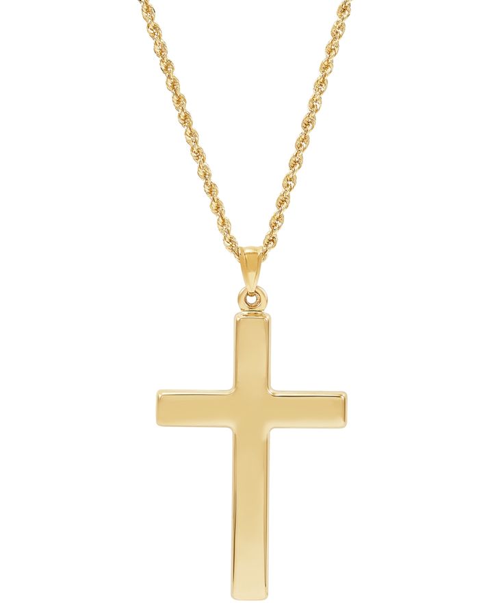 in stock 14k Gold Cross Jewelry With 17 Jewels, Classic 14k White Gold Custom Necklace, Luxury Cross Pendant Necklace With Polished Finish, Luxury Cross Necklace With Polished Finish, Luxury Polished Cross Pendant Necklace, Formal Custom Necklace In 14k Gold With Polished Finish, Formal 14k Stamped Cross Pendant Necklace, Luxury Yellow Gold Cross Necklace, Formal Custom 14k Gold Necklace With Polished Finish