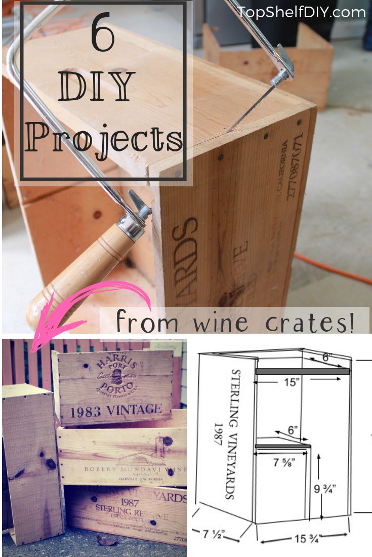 wine crate plans and instructions to build them