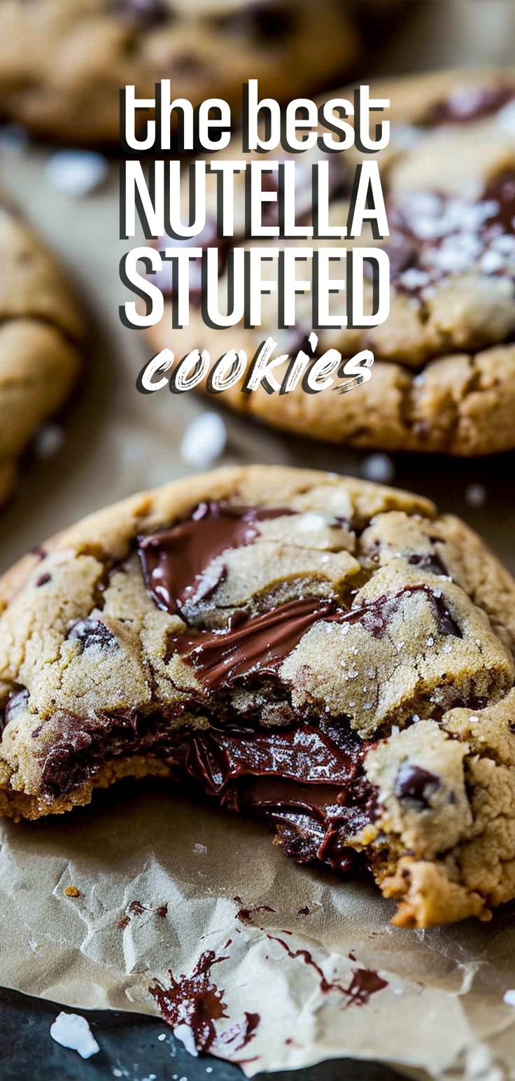 the best nutella stuffed cookies ever