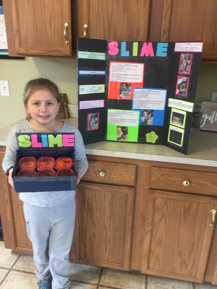 Slime Science Fair Project Board Ideas, Science Fair 3rd Grade Project Ideas, Slime Science Fair Project Board, Science Fair Popcorn Project, Slime Science Fair Project Hypothesis, Slime Science Fair Project, Kids Science Fair Projects, Yellow Slime, Types Of Slime