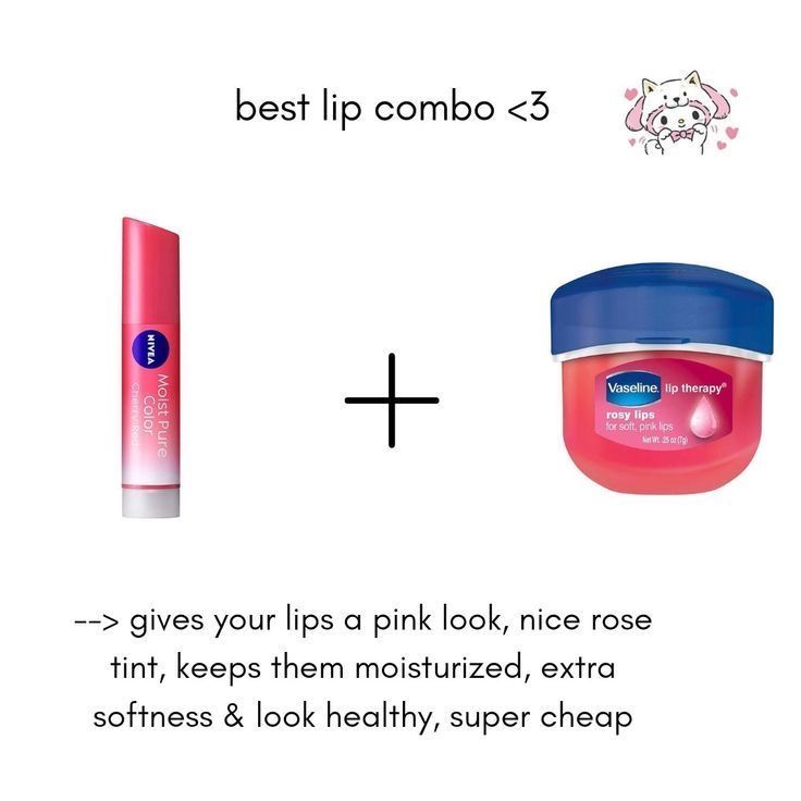 Korean Lip Care Tips, Rosy Vaseline Lip Balm, Vaseline Rosy Lips Aesthetic, Vaseline Products Aesthetic, Vaseline Rosy Lips Before And After, Lip Therapy Vaseline, How To Use Vaseline, Lip Combos Korean, Vaseline Lip Balm Aesthetic