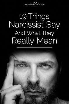 Narcissists are known to be two-faced and fake to their core. Most of the time, the things narcissists say aren't what they mean. What are some of their tricks? Things Narcissists Say, Narcissistic Men, Narcissism Relationships, Minds Journal, Narcissistic People, Narcissistic Behavior, Weird Things, Personality Disorder, Psychology Facts