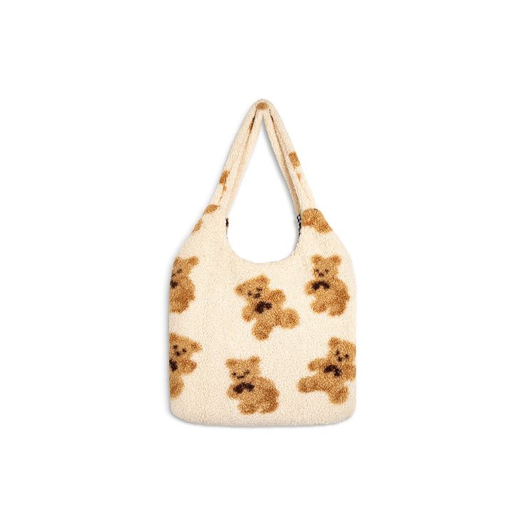 DETAILSLining Material: CanvasInterior: Cell Phone PocketHardness: SoftDecoration: Teddy BearsMain Material: Polyester Bags Cute, Cartoon Bag, Fabric Handbags, Book Bags, Handbag Handles, Graphic Tote, Cloth Fabric, Teddy Bear Plush, Canvas Handbags