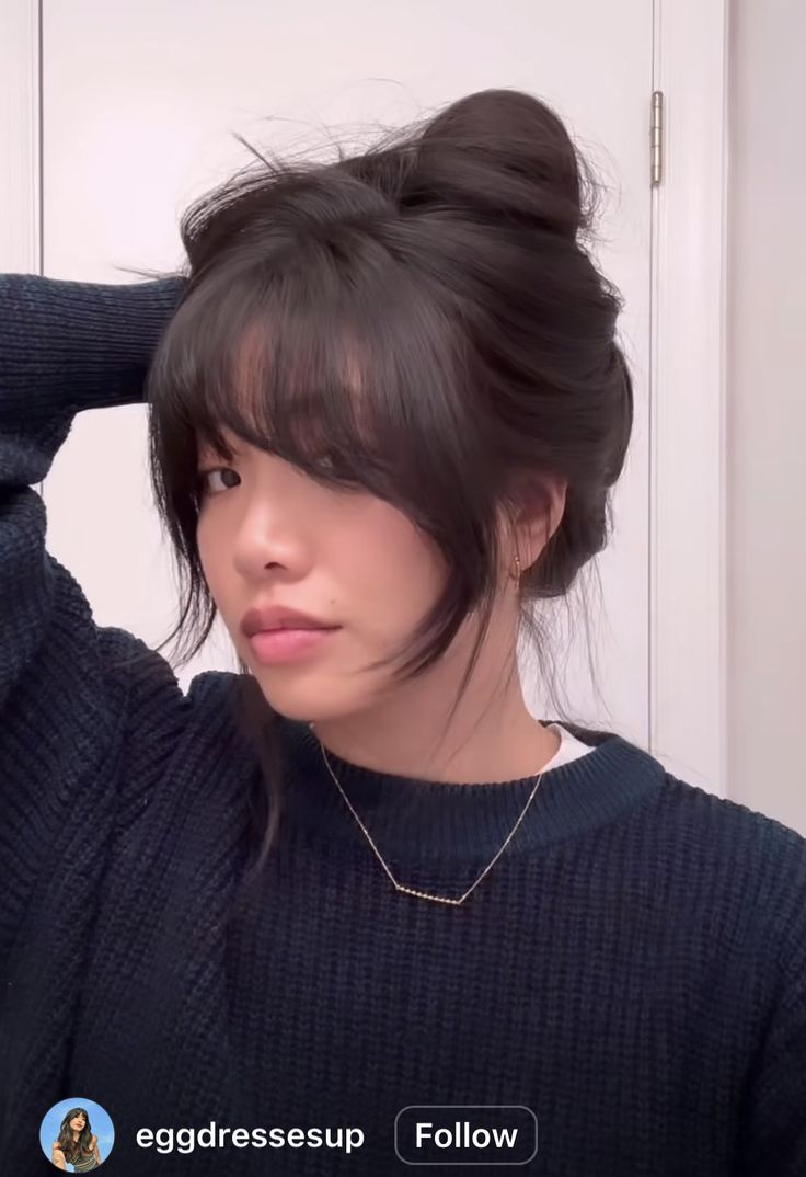 Cute Bangs Haircut, Bangs Haircut Ideas, Trendy Bangs, Haircut Ideas Trendy, Bangs Haircut, Cute Bangs, Bangs Hairstyle, Long Hairstyle, Tutorial Ideas