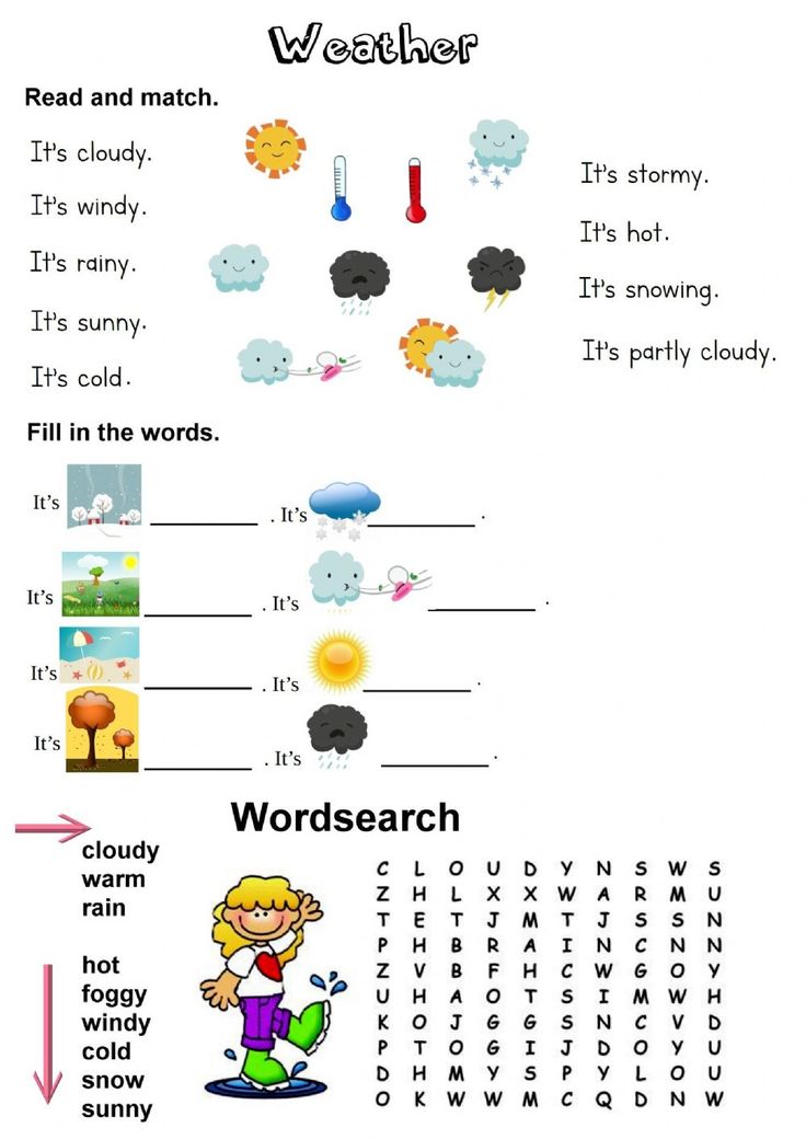 worksheet with words and pictures to help students learn how to use the word search