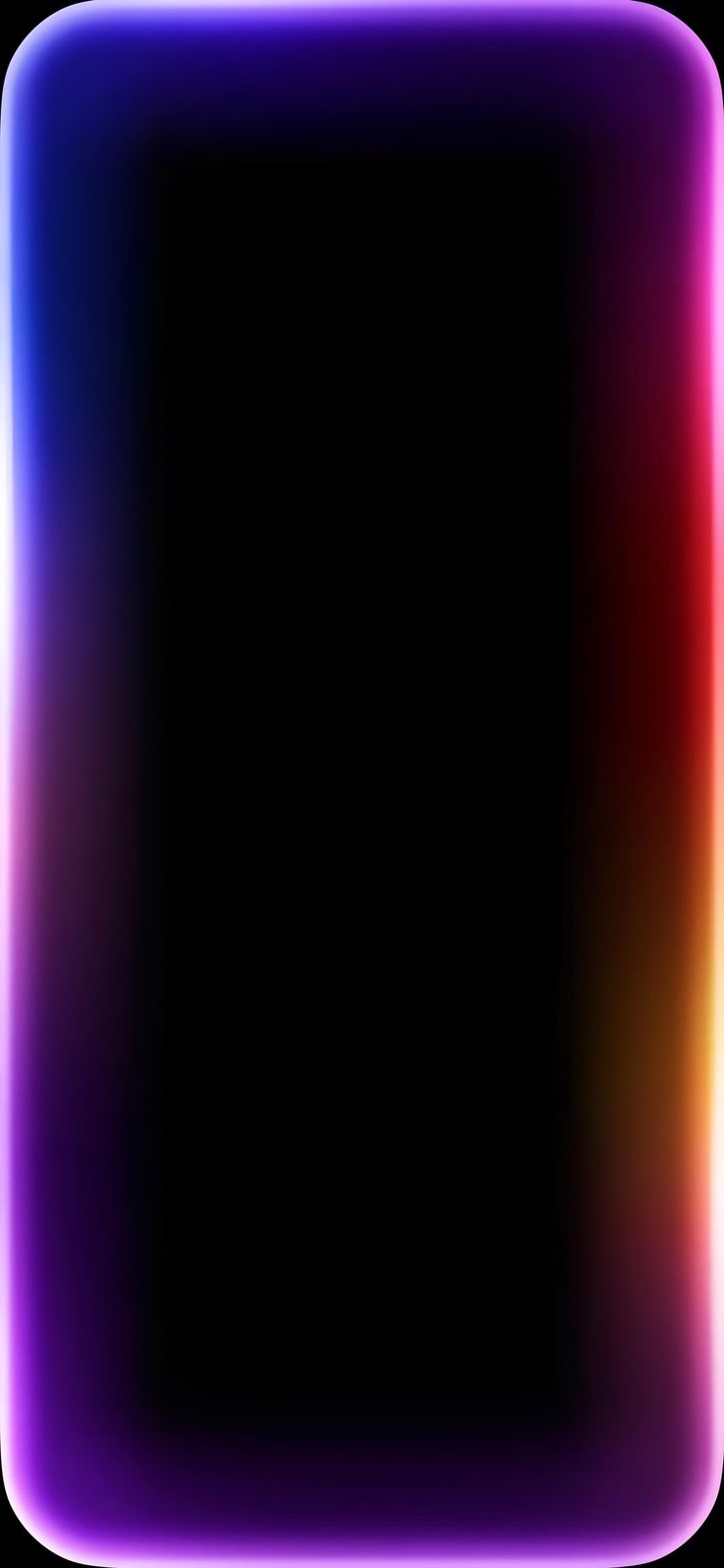 an image of a black background with colored lines in the center and bottom half that are blurry