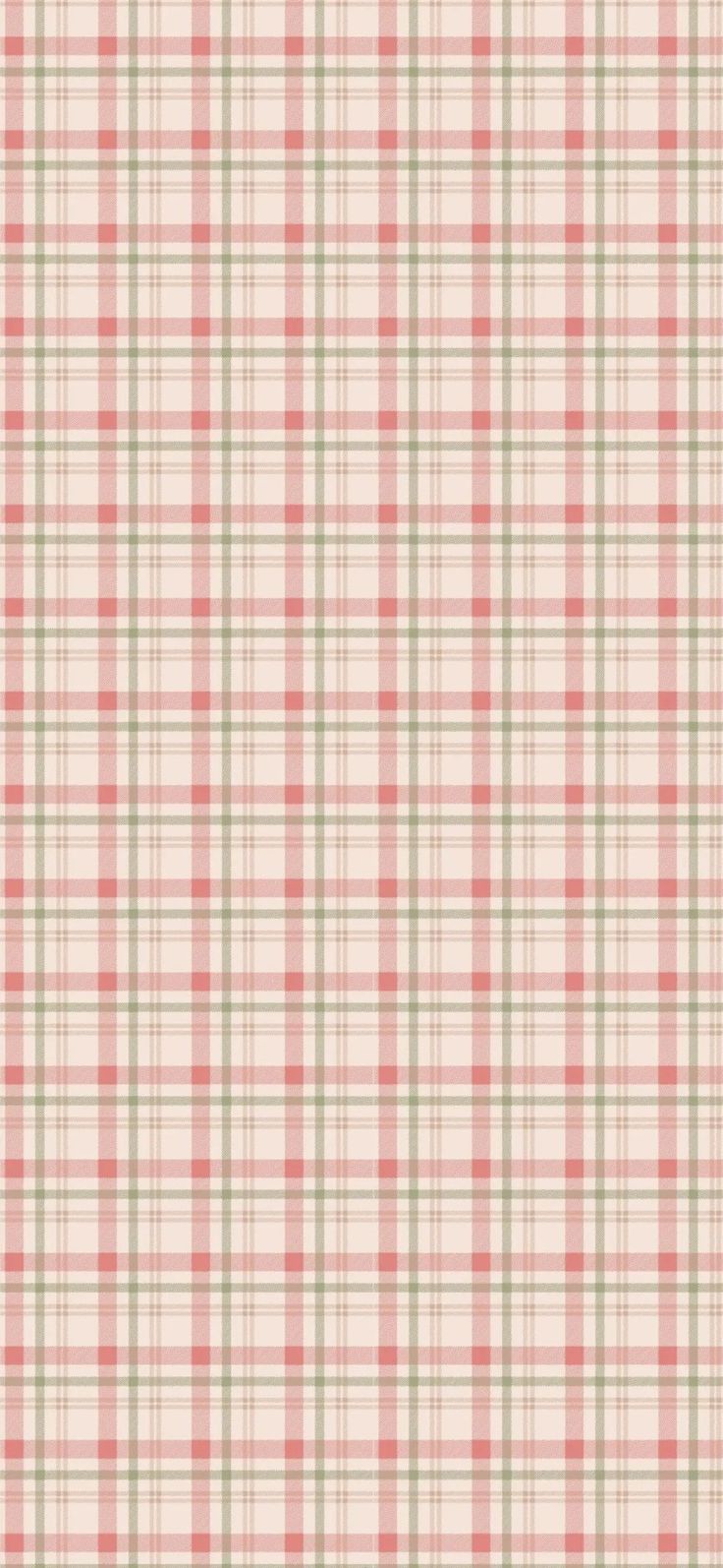 a pink and green plaid fabric