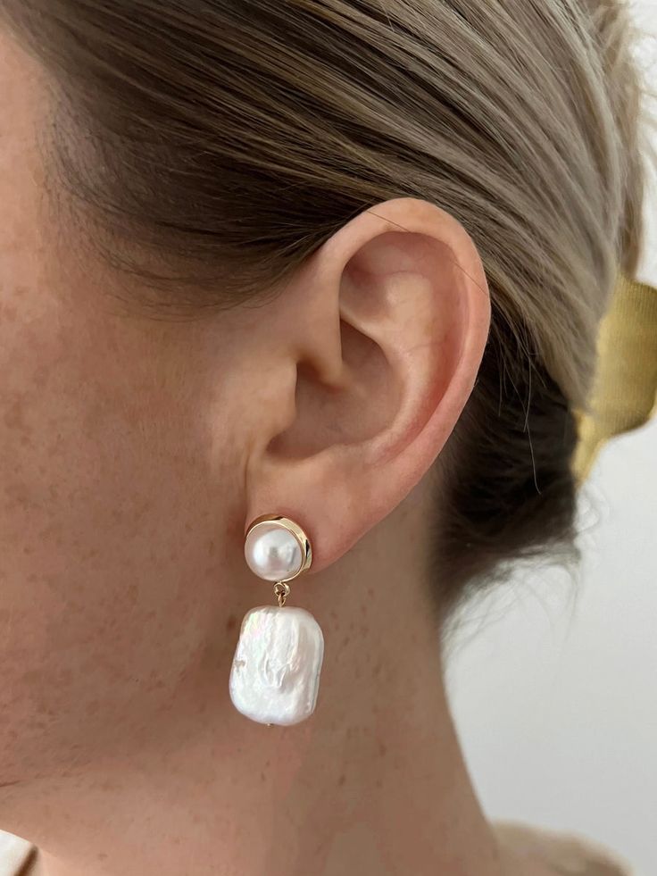 Chic Formal Clip-on Pearl Drop Earrings, Chic Formal Pearl Drop Clip-on Earrings, Chic Pearl Drop Clip-on Earrings For Formal Occasions, Everyday Pearl White Earrings, Elegant Everyday Earrings With Pearl Charm, Elegant Earrings With Pearl Charm For Everyday, Everyday Pearl White Drop Earrings, Pearl White Drop Earrings For Everyday Wear, Chic Everyday Pearl Earrings