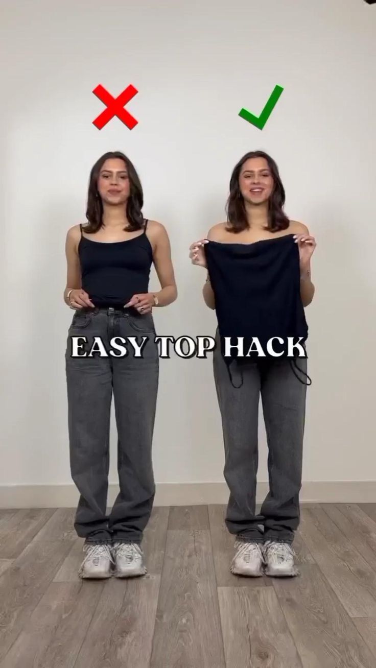 Crop top hack🦄🦄 in 2022 | Cute outfits, Simple trendy outfits, Diy fashion Mekap Mata, Diy Outfits, Diy Clothes Hacks, Shirt Hacks, Mode Tips, Diy Vetement, Trendy Outfits For Teens, Diy Clothes Life Hacks, Quick Outfits