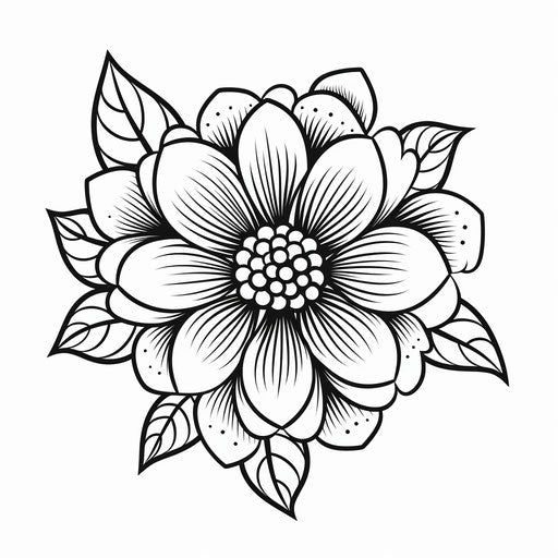 Henna tattoo - art that tells stories American Traditional Flower Tattoo Black, Floral Hand Tattoos For Women, Half Sleeve Tattoos For Women Upper Arm Meaningful, American Traditional Tattoo Stencil, Hand Tattoo Designs For Women, Easy Tattoo Stencils, Traditional Flower Tattoo, Floral Mandala Design, Henna Painting