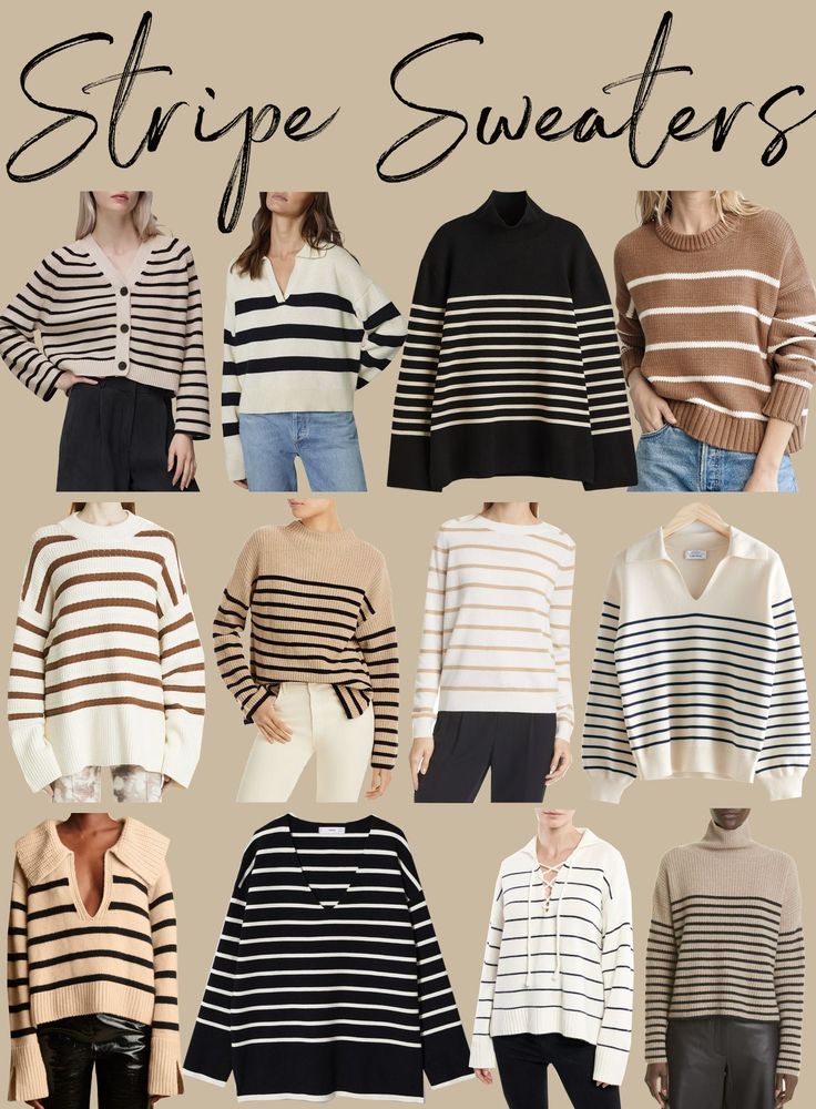 The best time to wear a striped sweater is all the time. So if you don't already own some you should definitely add these to your closet! Cream And Navy Steiped Sweater, Winter 2023 Fashion Trends, Fashion 2023 Winter, Kat Jamieson, Striped Sweater Outfit, Striped Sweaters, Stripes Sweater, 2023 Fashion Trends, Doctor Outfit