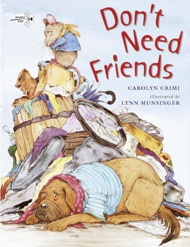 the book cover for don't need friends