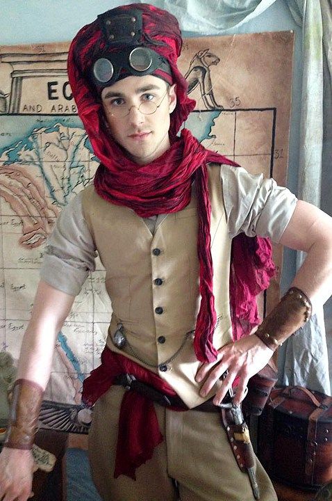 Steampunk Archeologist, Pulp Fiction Covers, Steampunk Engineer, Steampunk Costumes, Steampunk Man, Mummy Costume, Steampunk Stuff, Steampunk Men, Steampunk Festival