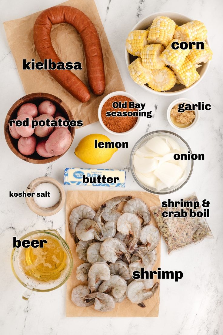 the ingredients needed to make an appetizer are shown here