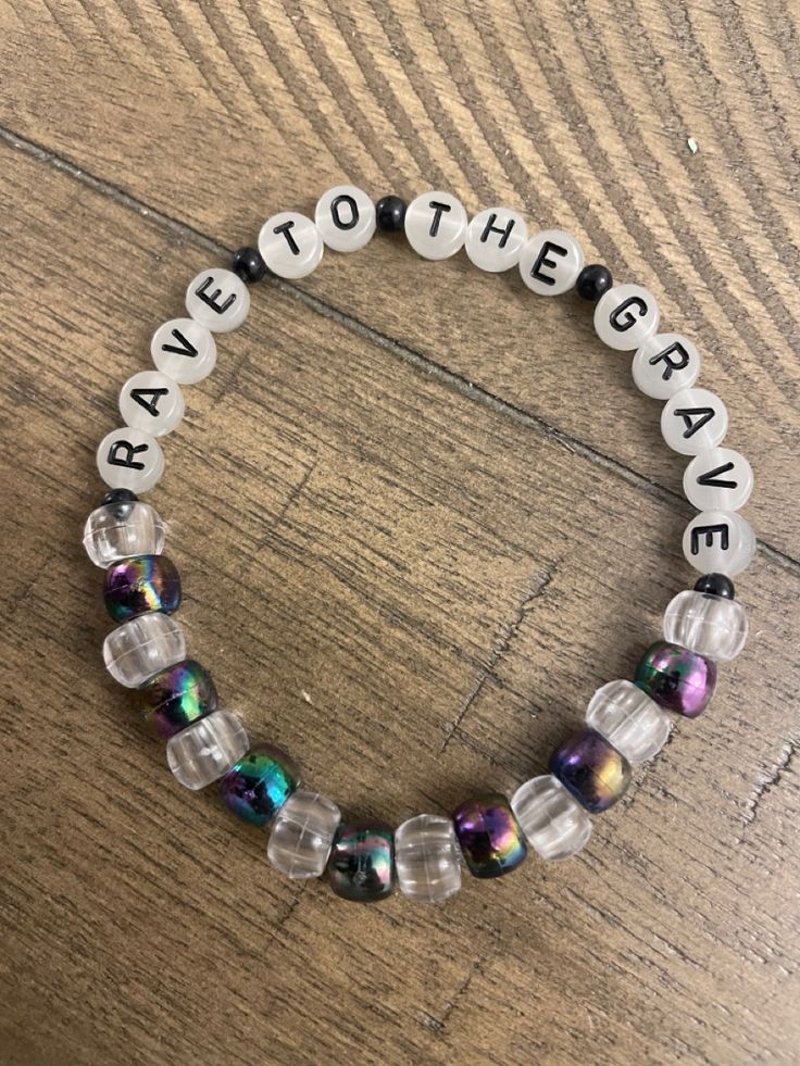 Kandy Ideas Rave, Rave Kandi Bracelets Sayings, Funny Rave Kandi, Festival Candy Bracelets, Candy Bracelets Rave, Candy Rave Bracelets, Kandi Sayings Rave, Festival Kandi Ideas, Plur Bracelets Kandi