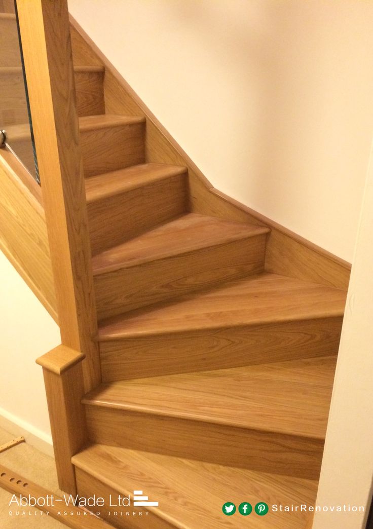 an image of a wooden staircase going up