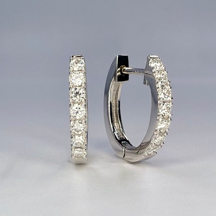 Wow picks! Lab grown diamond earrings, diamond huggies earrings, diamond hoop earring, 14k solid gold huggies, small hoop unisex minimal earring, #8065 at $750.00 Choose your wows. 🐕 #DiamondHuggies #MinimalEarring #LabGrown #14kSolidGold #DiamondHoopEarring #DiamondEarrings #earrings #UnisexEarrings #SmallHoop #huggies Luxury Modern Huggie Earrings For Wedding, Diamond Earrings Minimal, Luxury Small Hoop Sterling Silver Diamond Earrings, Luxury Small Hoop Diamond Earrings In Sterling Silver, Diamond Huggie Hoop Earrings, Diamond Huggies Earrings, Classic Huggie Earrings With Diamond Accents, Formal Round Huggie Earrings With Single Cut Diamonds, Minimalist Lab Grown Diamond Earrings With Accents