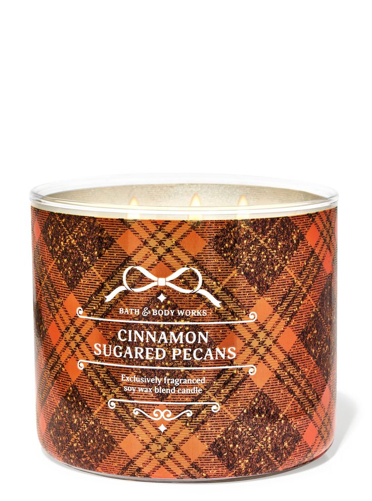 Cinnamon Sugared Pecans 3-Wick Candle Candle Bath And Body Works, Cinnamon Sugar Pecans, Sugared Pecans, Bath & Body Works, Candle Bath, Sweet Candles, Candle Images, Bath Body Works Candles, 3 Wick Candle