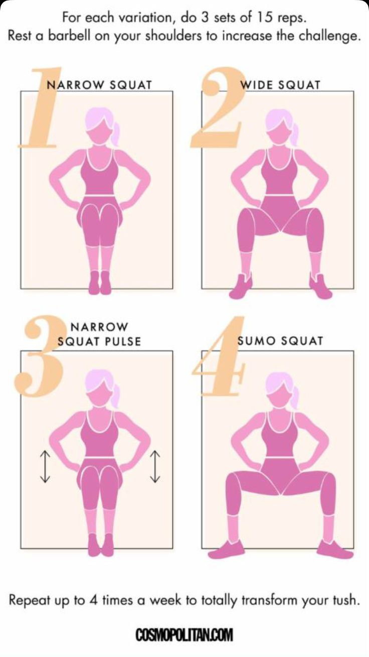 the instructions for how to do squats