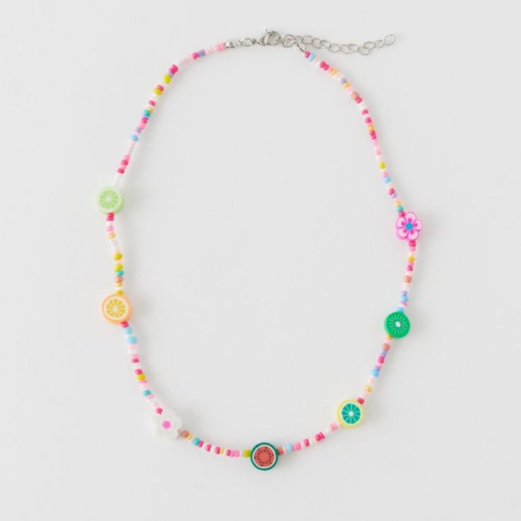 Zara Nwt Beaded Fruit Necklace. See Pictures. Fun Beaded Adjustable Necklace, Fun Beaded Adjustable Necklaces, Fun Adjustable Beaded Necklaces, Adjustable Playful Beaded Necklace For Festival, Adjustable Playful Beaded Necklaces For Festivals, Fun Adjustable Beaded Chain Necklace, Fun Summer Necklaces With Round Beads, Playful Beaded Necklaces For Festivals, Fun Round Bead Necklaces For Summer