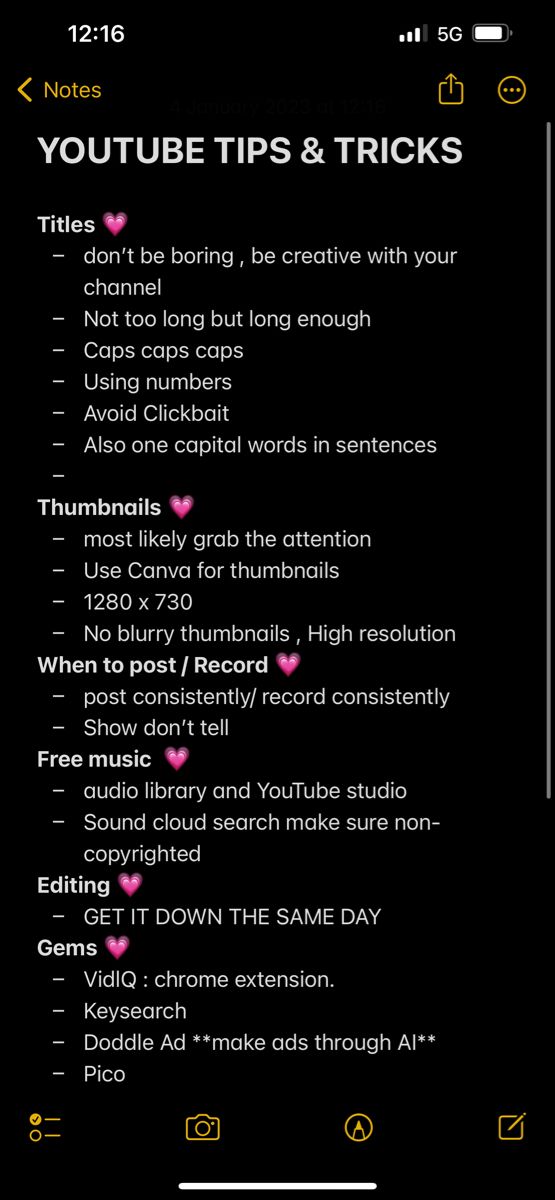 Notes based on tips and tricks for YouTube How To Make A Yt Channel, Creating A Youtube Channel Tips, How To Start A Successful Youtube Channel, How To Youtube Channel Tips, How To Do Vlogging, Tips To Start A Youtube Channel, Aesthetic Youtube Channel Ideas, How To Grow Your Yt Channel, Ideas For First Youtube Video