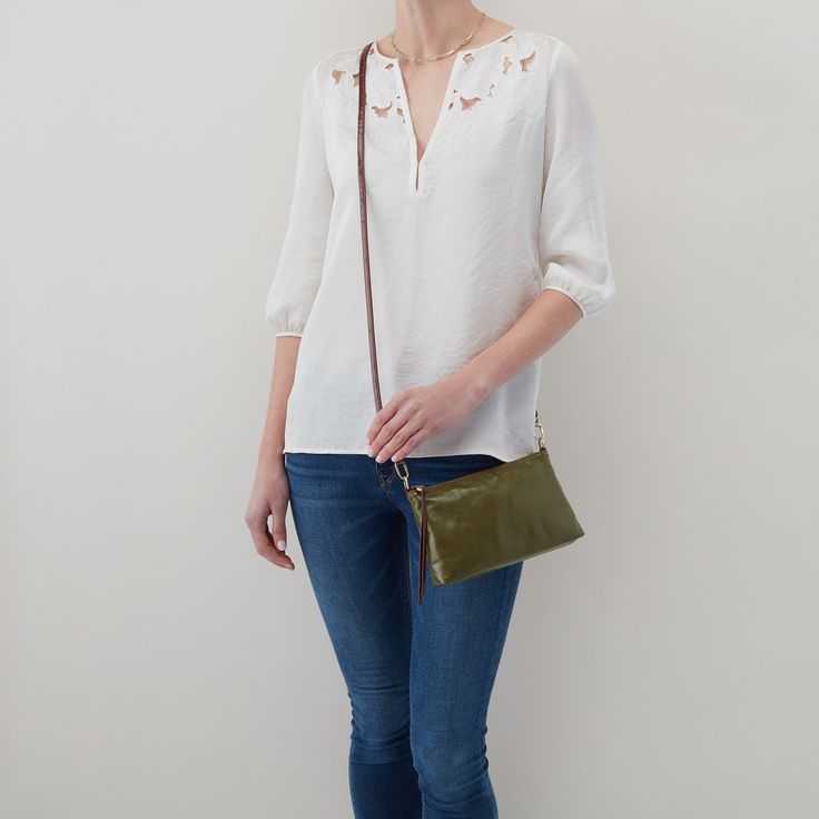 Meet Darcy. This iconic and convertible HOBO style can be worn three ways crossbody, baguette bag and wristlet. Darcy Crossbody Bag in Rio | Hobo® Oversized Clutch, Cashmere Throw, Hobo Style, Baguette Bag, Top Grain Leather, How To Take Photos, Leather Goods, Convertible, Zip Pockets