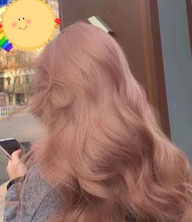 Light Pink Hair, Pink Blonde Hair, Pink Hair Dye, Strawberry Blonde Hair Color, Korean Hair Color, Strawberry Hair, Peach Hair, Strawberry Blonde Hair, Pretty Hair Color