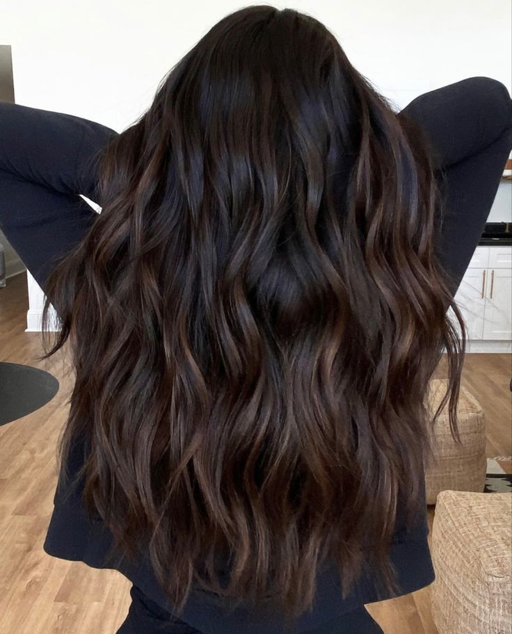 Traditional Balayage, Redken Color Fusion, Trendy Balayage, Chocolate Balayage, Dark Brown Hair Balayage, Reverse Balayage, Dimensional Brunette, Black Hair Balayage, Dark Brunette Hair