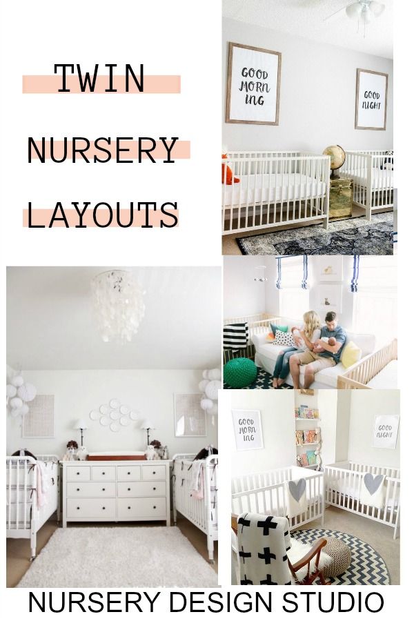 the nursery room is decorated in white and black